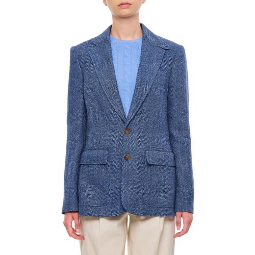 Heritage Single Breasted Blazer - Größe 2 - blau - Polo Ralph Lauren - Modalova