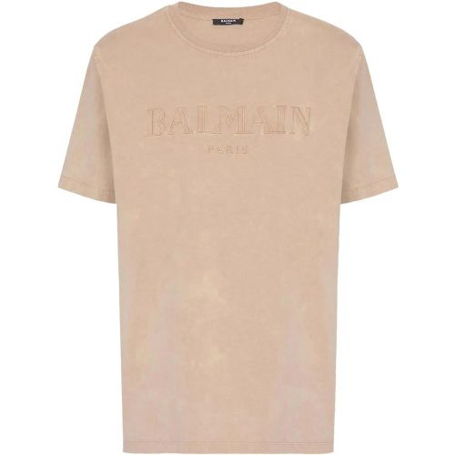 Cotton Logo T-shirt - Größe L - Balmain - Modalova