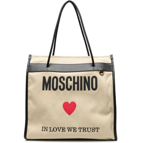 Tote - Logo Shopping Bag - Gr. unisize - in - für Damen - Moschino - Modalova