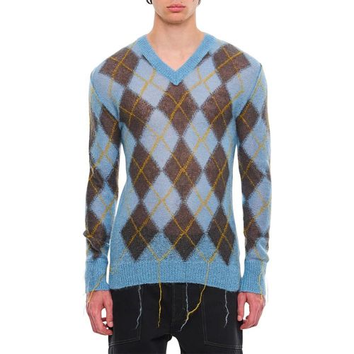 V Neck Sweater - Größe 50 - blau - Marni - Modalova