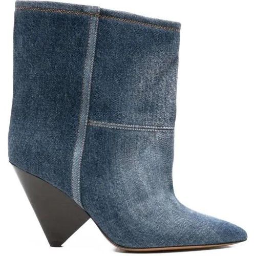 Boots & Stiefeletten - Miyako 90Mm Denim Boots - Gr. 38 (EU) - in - für Damen - Isabel marant - Modalova