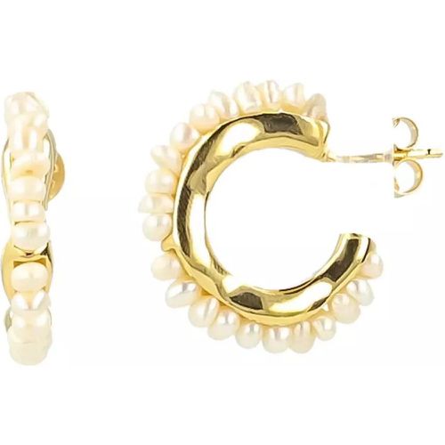 Ohrringe - Classic Creole Clay Pearls small - Gr. unisize - in - für Damen - LOTT.gioielli - Modalova