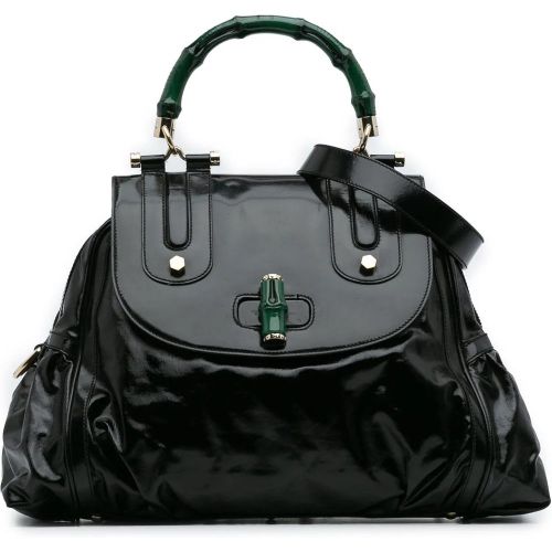 Hobo Bags - Dialux Pop Coated Canvas Bamboo Top Handle Bag - Gr. unisize - in - für Damen - Gucci - Modalova