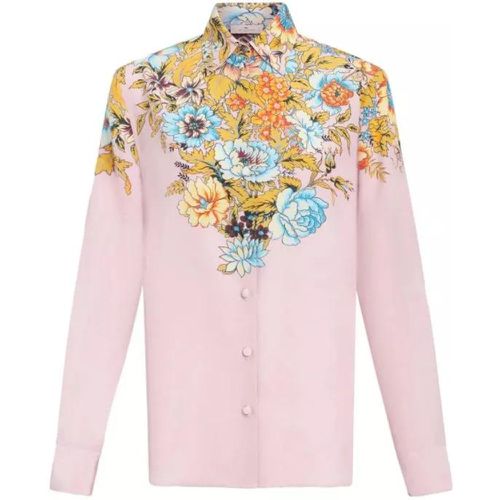 Pink Floral-Print Shirt - Größe 40 - pink - ETRO - Modalova