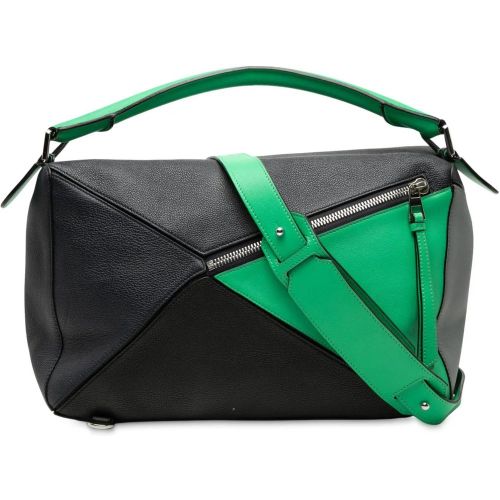 Hobo Bags - Large Multicolor Calfskin Puzzle Satchel - Gr. unisize - in - für Damen - Loewe - Modalova