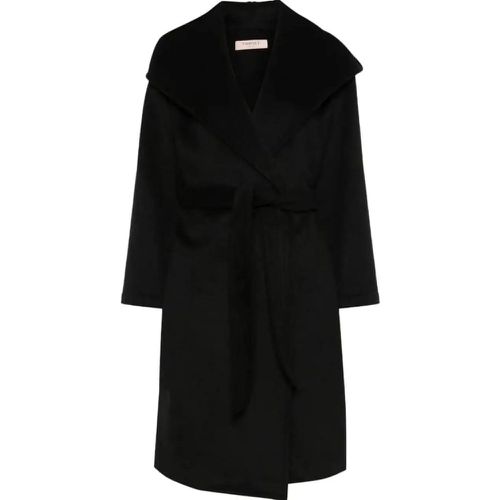 Coats Black - Größe 40 - Twin-Set - Modalova