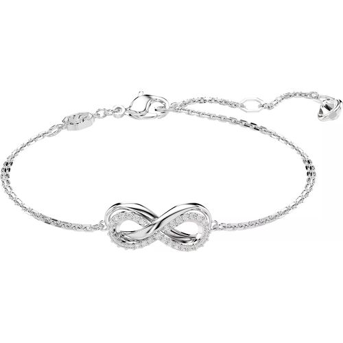 Armband - Hyperbola bracelet, Infinity, Rhodium plated - Gr. M - in Weiß - für Damen - Swarovski - Modalova