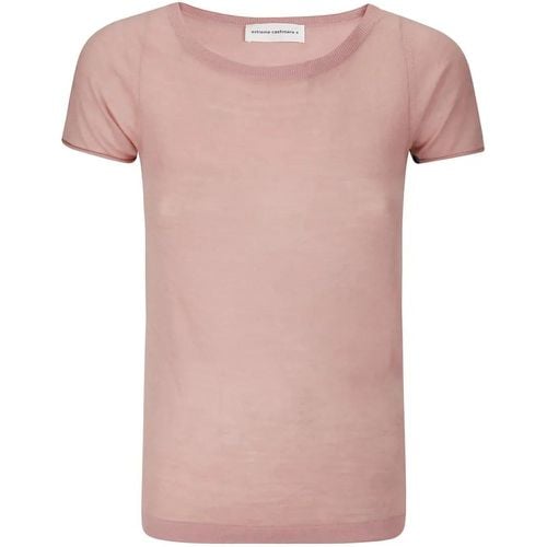 Boat Neck T-Shirt - Größe ONE SIZE - Extreme Cashmere - Modalova