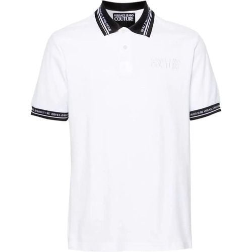 Polo wit - Größe M - Versace Jeans Couture - Modalova