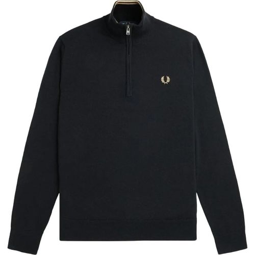 Classic Half Zip Sweater - Größe L - Fred Perry - Modalova