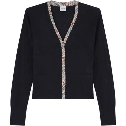 Cardigan Navy ganse et boutons Bayad�re W1R 479N - Größe L - Paul Smith - Modalova