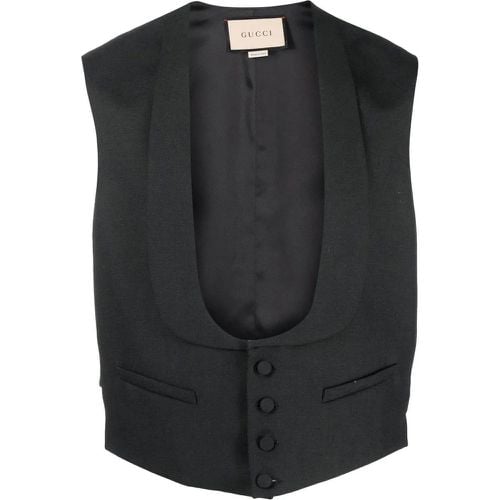 Wool Formal Vest Gilet - Größe 50 - Gucci - Modalova