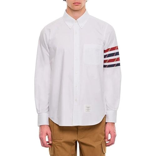 Bar Silk And Cotton Shirt - Größe 1 - Thom Browne - Modalova