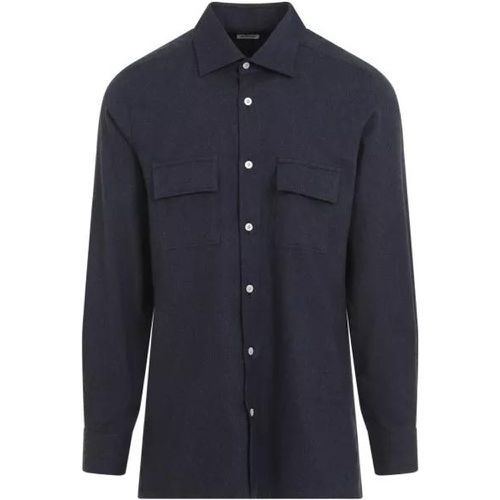 Cotton Shirt - Größe 40 - Kiton - Modalova