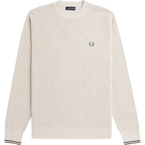 Waffle Stitch Jumper - Größe M - Fred Perry - Modalova