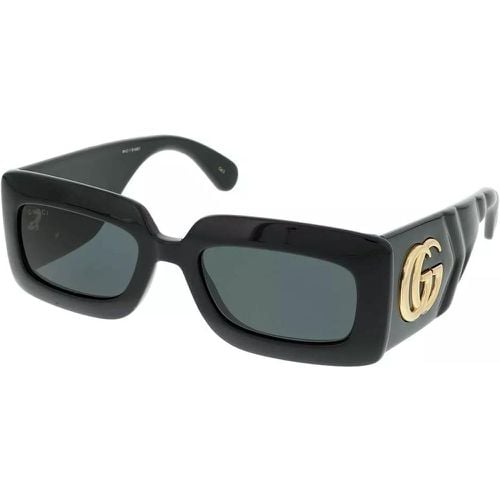 Sonnenbrille - GG0811S-001 53 Sunglass WOMAN INJECTION - Gr. unisize - in Schwarz - für Damen - Gucci - Modalova