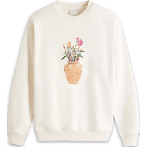 Sweatshirt mit Print - Größe L - white - DROLE DE MONSIEUR - Modalova