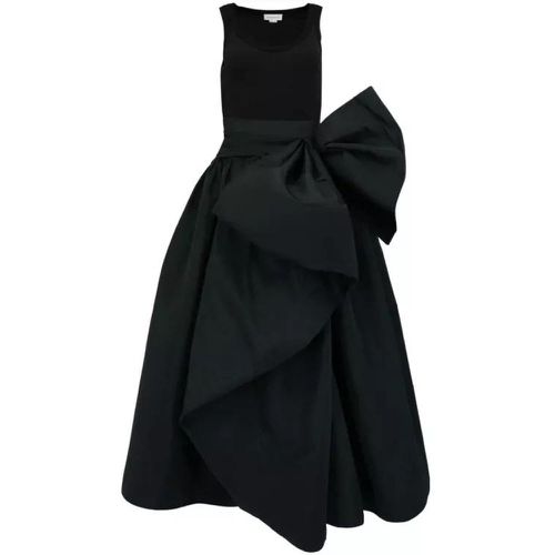 Black Hybrid Bow Maxi Dress - Größe 42 - black - alexander mcqueen - Modalova