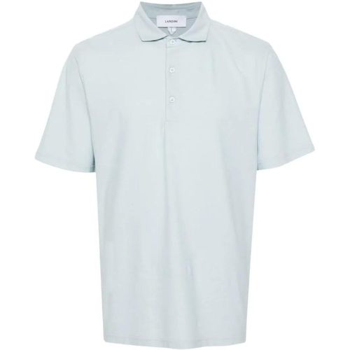 Light Blue Polo Shirt - Größe L - Lardini - Modalova