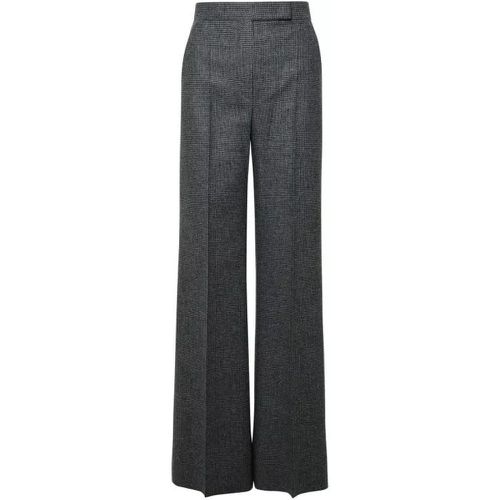 Radioso Trousers In Two-Tone Virgin Wool - Größe 42 - gray - Max Mara - Modalova