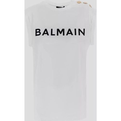 CF1ED001BB02 - GAB T-shirt e Pol - Größe L - Balmain - Modalova