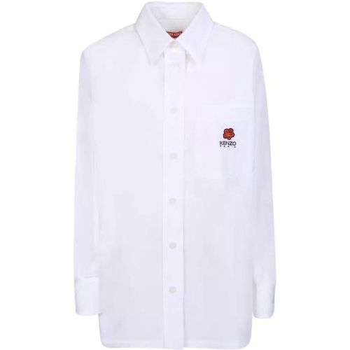 White Boke Flower Crest Shirt - Größe 36 - white - Kenzo - Modalova