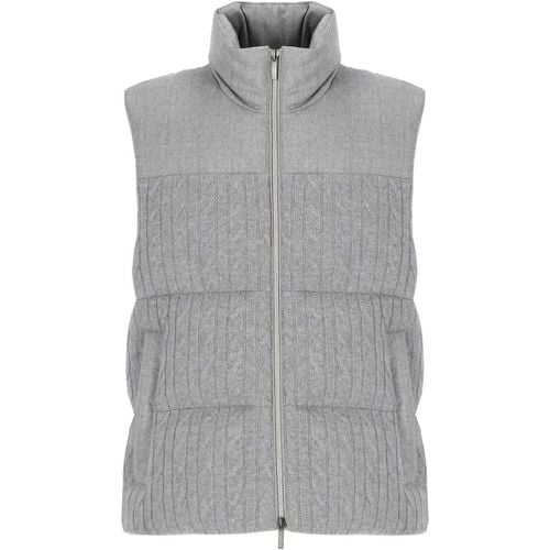 Wool Sleeveless Jacket - Größe 52 - PESERICO - Modalova