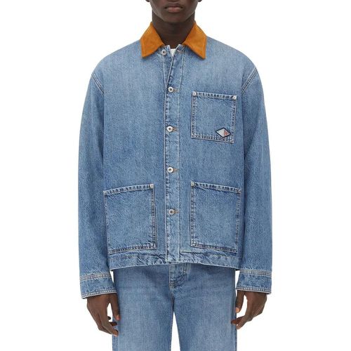 Vintage Indigo Denim Jacket - Größe 46 - Bottega Veneta - Modalova