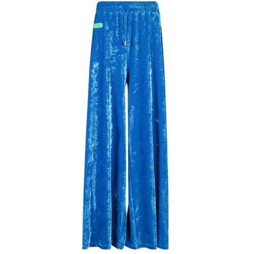 Wide-Leg Velvet Pants - Größe XS - blau - Dsquared2 - Modalova