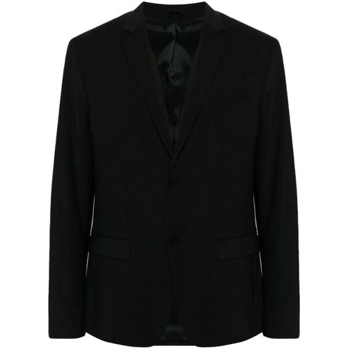 Black Wool Jacket - Größe 48 - schwarz - Calvin Klein - Modalova