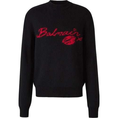 Logo Knitted Jersey - Größe L - Balmain - Modalova