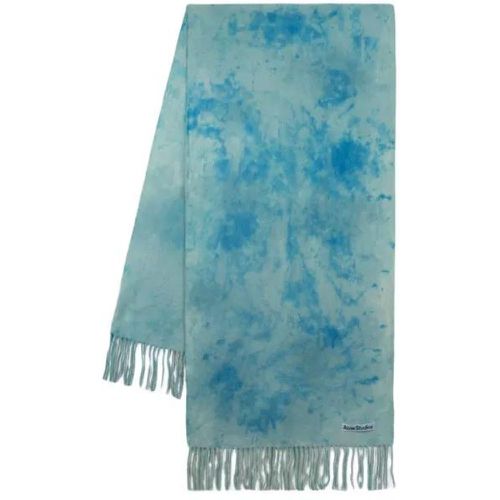 Tücher & Schals - Canada Tie Dye Scarf - Wool - Blue Aqua - Gr. unisize - in - für Damen - Acne Studios - Modalova