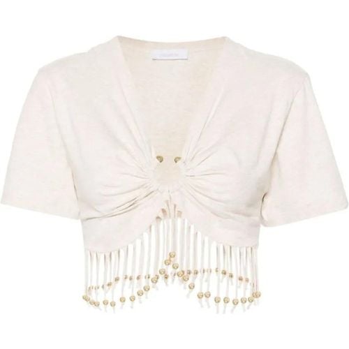 Fringed T-Shirt - Größe 36 - Paco Rabanne - Modalova