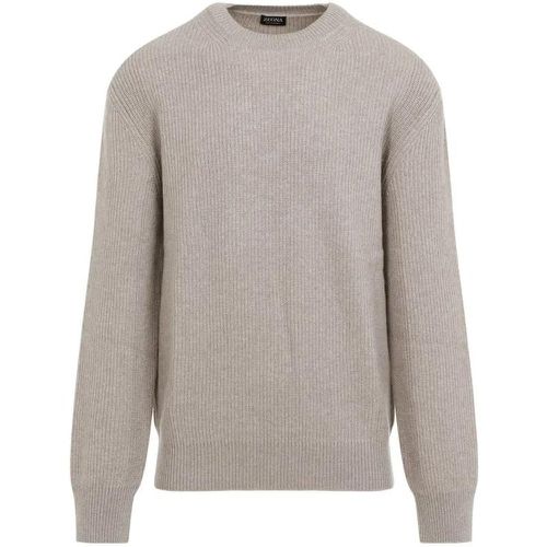 Cashmere Crewneck Sweater - Größe 52 - Zegna - Modalova