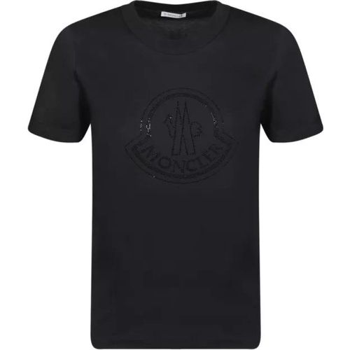 Logo T-Shirt Made Of Cotton - Größe L - black - Moncler - Modalova