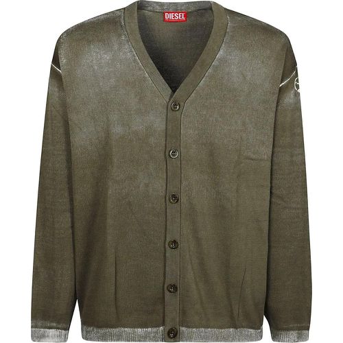 K-larence Cardigan Green - Größe L - Diesel - Modalova