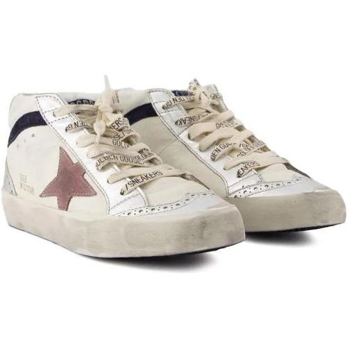 Sneakers - Mid Star Sneakers - Leather - White - Gr. 37 (EU) - in - für Damen - Golden Goose - Modalova