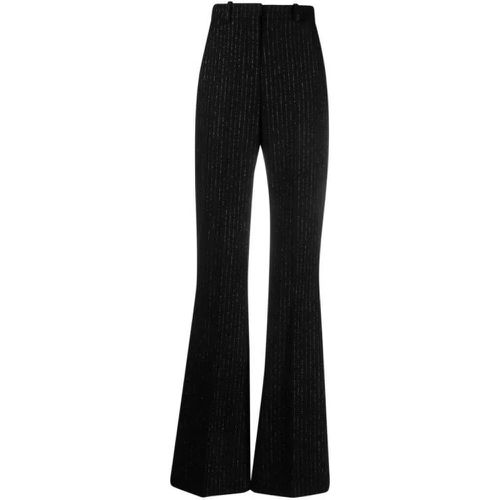 Black Flared Lurex Pants - Größe 36 - black - Balmain - Modalova