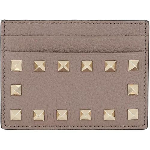 Portemonnaie - Rockstud Cardholder Wallet Leather - Gr. unisize - in - für Damen - Valentino Garavani - Modalova