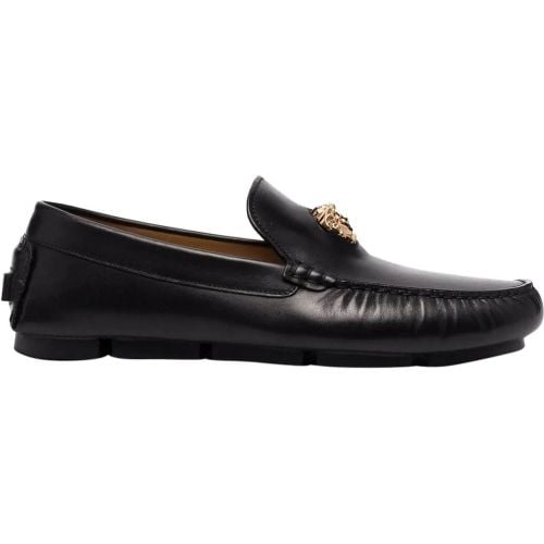 Loafer - Flat Shoes Black - Gr. 41 (EU) - in - für Damen - Versace - Modalova