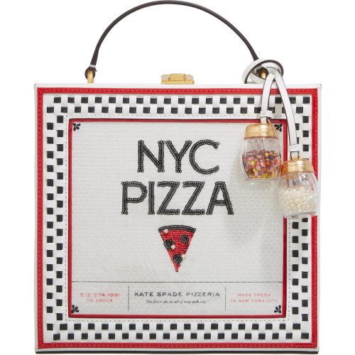 Totes & Shopper - Slice Printed Spazzolato Leather 3D Pizza Box Top - Gr. unisize - in - für Damen - kate spade new york - Modalova