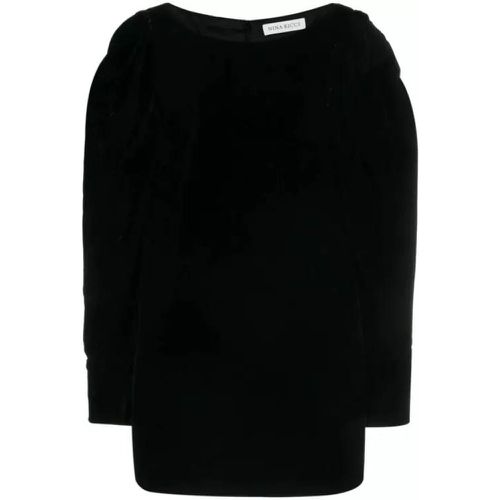 Black Velvet Mini Dress - Größe 36 - black - Nina Ricci - Modalova
