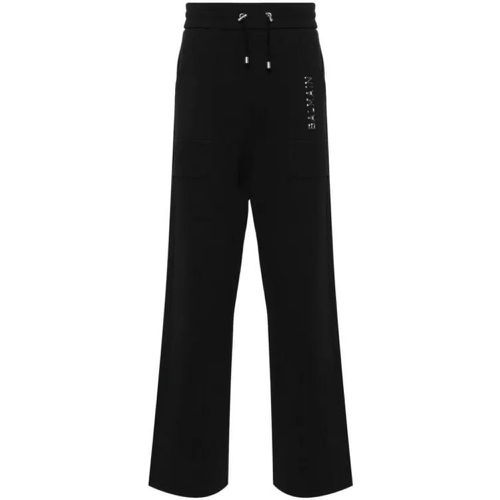 Black Embossed Logo Pants - Größe M - black - Balmain - Modalova