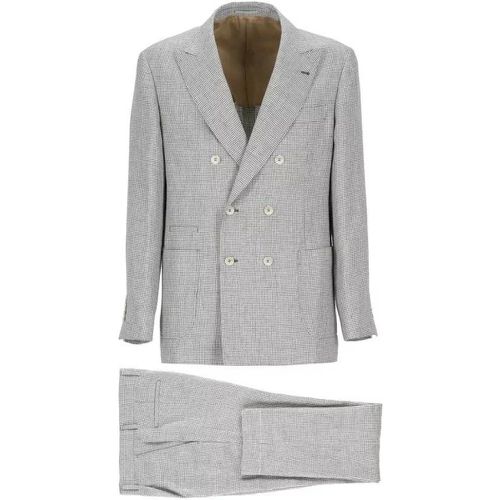 Grey Linen Suit - Größe 48 - gray - BRUNELLO CUCINELLI - Modalova