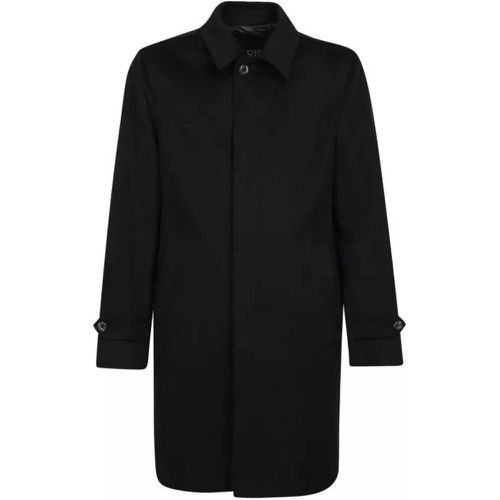 Wool Blend Coat - Größe 48 - schwarz - Herno - Modalova