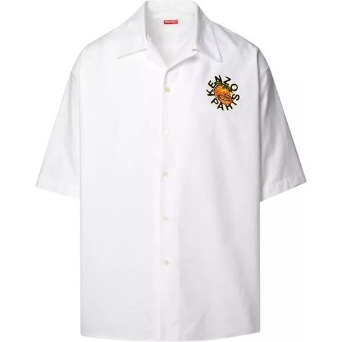 S/S Logo Shirt - Größe M - white - Kenzo - Modalova