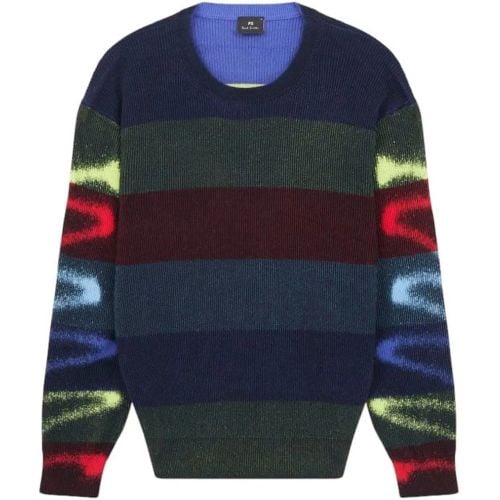 Pull ray� multi Tags manches coton M2R 982Y N222 - Größe L - Paul Smith - Modalova