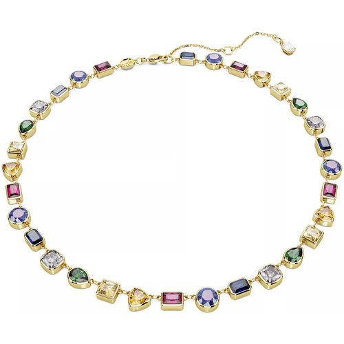 Halskette - Stilla necklace, Mixed cuts, Gold-tone plated - Gr. unisize - in Mehrfarbig - für Damen - Swarovski - Modalova