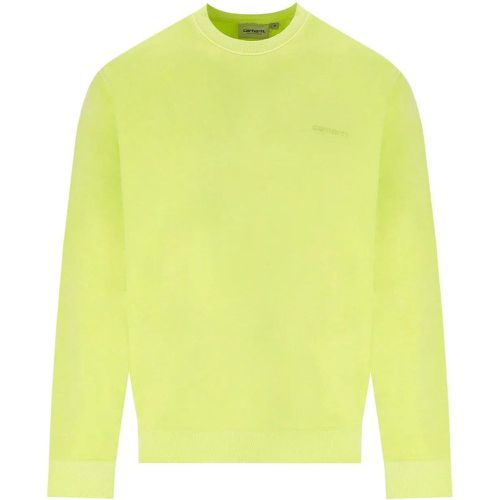 DUSTER SCRIPT ARCTIC LIME SWEATSHIRT - Größe L - Carhartt WIP - Modalova