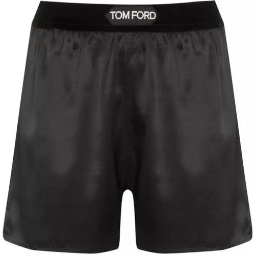 Black Logo Waistband Shorts - Größe S - black - Tom Ford - Modalova